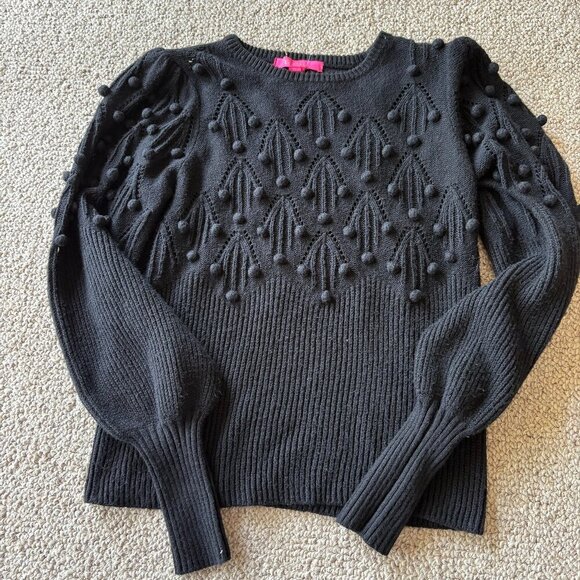Lilly Pulitzer Neuve Bauble Knit Sweater - Black - Size Small - Picture 1 of 7